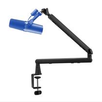 Braço Articulado Low Profile Reforçado P/ Microfone SM7B MV7 AT2020 BM800 Premium, Ajustável, Ideal Para Podcast, Streaming e Home Studio