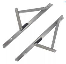 Braço Articulado Maxim Ar 320mm Alumínio Fosco Para Vitrô Madeira e Alumínio 1 Par