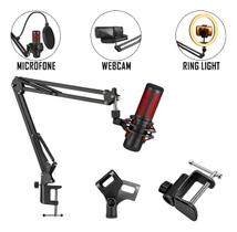 Braço Articulado Para Microfone Com Suporte De Mesa Braço Articulado Para Microfone Com Suporte De Mesa