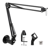 Braço Articulado para Microfone SUNMON com Suporte de Parede e Presilha para Mesa Braço Articulado para Microfone SUNMON com Suporte de Parede e Presilha para Mesa