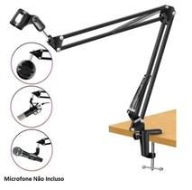 Braço Articulado Suporte De Mesa Aço Para Microfone Braço Articulado Suporte De Mesa Aço Para Microfone