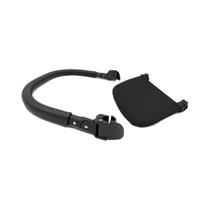 Braço De Apoio Para Carrinho De Bebê Em Couro PU Com Barra De Proteção E Extensor De Apoio Para Os