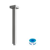 Braço de chuveiro Lordear 30 cm, suporte de teto cromado polido