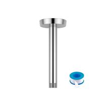 Braço de chuveiro Lordear, suporte de teto, 15 cm, cromado com flange