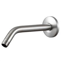 Braço de chuveiro OFFO 25,4 cm de níquel escovado para montagem em parede em aço inoxidável