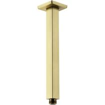 Braço de chuveiro TRUSTMI 30cm quadrado em aço inoxidável escovado dourado Braço de chuveiro TRUSTMI 30cm quadrado em aço inoxidável escovado dourado