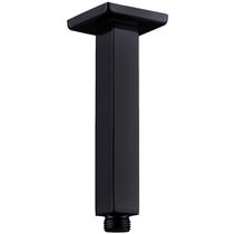 Braço de chuveiro TRUSTMI, suporte de teto quadrado preto, 15 cm, aço inoxidável Braço de chuveiro TRUSTMI, suporte de teto quadrado preto, 15 cm, aço inoxidável