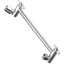 Braço de extensão de cabeça de chuveiro Bright Showers 25 cm em latão cromado Braço de extensão de cabeça de chuveiro Bright Showers 25 cm em latão cromado