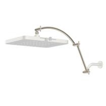 Braço de extensão de cabeça de chuveiro Hibbd All Metal 50 cm escovado Braço de extensão de cabeça de chuveiro Hibbd All Metal 50 cm escovado