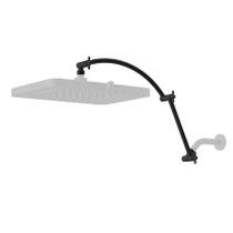 Braço de extensão de cabeça de chuveiro Hibbent All Metal 50 cm, preto fosco Braço de extensão de cabeça de chuveiro Hibbent All Metal 50 cm, preto fosco