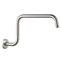 Braço de extensão de cabeça de chuveiro OFFO 41 cm de níquel escovado Braço de extensão de cabeça de chuveiro OFFO 41 cm de níquel escovado
