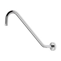 Braço de extensão de chuveiro em forma de J NearMoon 41 cm em aço inoxidável Braço de extensão de chuveiro em forma de J NearMoon 41 cm em aço inoxidável