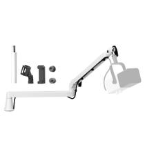 Braço de microfone Prizmora Low Profile Boom Arm ajustável branco