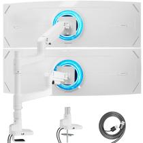 Braço de monitor duplo ARES WING para monitor ultralargo para serviços pesados Braço de monitor duplo ARES WING para monitor ultralargo para serviços pesados