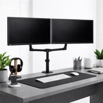Braço Duplo para 2 Monitores 13” a 27” Articulado VESA 75x75 100x100 Mesa Até 8kg por Tela