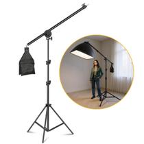 Braço Girafa PKBA1 140cm com Saco de Contrapeso e Articulador Duplo Tpfoto