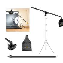 Braço Girafa PKBA1 140cm para Tripé com Saco de Contrapeso Tpfoto Braço Girafa PKBA1 140cm para Tripé com Saco de Contrapeso Tpfoto