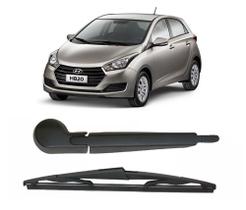 Braço Limpador Parabrisa Traseiro com Palheta Hyundai HB20 2012 2013 2014 2015 2016 2017 2018 2019