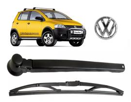 Braço Limpador Traseiro + Palheta Vw Crossfox 2003 Ate 2009