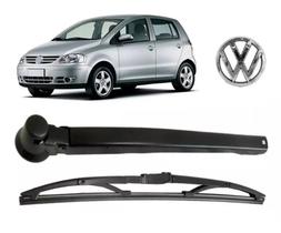 Braço Limpador Traseiro + Palheta Vw Fox 2003 Ate 2009