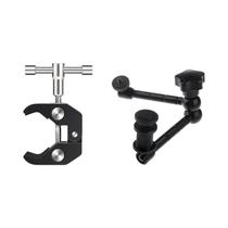 Braço Mágico Articulado De 7 E 11 Polegadas Com Super Clamp Para Acessórios De Câmera DSLR, Monitor