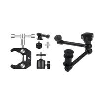 Braço Mágico Articulado De 7 E 11 Polegadas Com Super Clamp Para Câmeras DSLR, Monitores LCD E Braço Mágico Articulado De 7 E 11 Polegadas Com Super Clamp Para Câmeras DSLR, Monitores LCD E