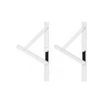 Braço maxim-ar 20cm/200mm janela linha 25 articulado branco par