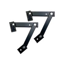 Braço maxim-ar 20cm/200mm janela linha suprema preto par al Braço maxim-ar 20cm/200mm janela linha suprema preto par al