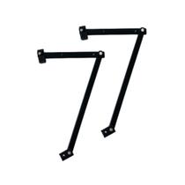 Braço maxim-ar 75cm/750mm janela linha suprema preto par