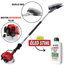 Braço Mecânico de Café Nakashi Com Motor Mitsubishi e Kit Derriçador Duplo + 01 Óleo Castrol Stihl