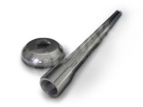 Braço para chuveiro 30cm polido com rosca 1/2" - NOVO HORIZONTE