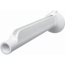 Braco Para Chuveiro Plastico Fame 30Cm Branco