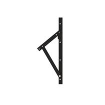 Braço para Janela Maxim-Ar 320mm Preto Alumiconte BRA699 Par