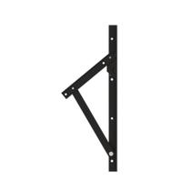 Braço para Janela Maxim-Ar 600mm Preto Alumiconte BRA701E Par