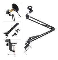 Braço Suporte Celular Mesa De Grava Remax Articulada e Ajustável CK100 + Suporte MIC Braço