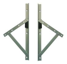 Braço Suporte Janela Maxim Ar Alumínio 25 Cinza Fosco - 32cm