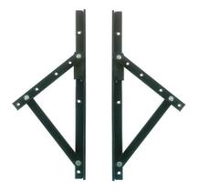 Braço Suporte Janela Maxim Ar Alumínio 25 Preto - 40cm