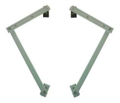 Braço Suporte Janela Maxim Ar Alumínio Suprema Branco - 75cm Braço Suporte Janela Maxim Ar Alumínio Suprema Branco - 75cm