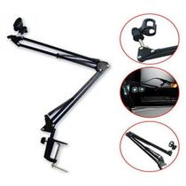 Braço suporte microfone Articulado de mesa GT812 - Lorben