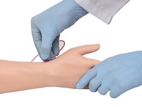 Braço Treino de Injeção I.V e I.M Simulador Médico
