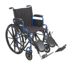 Braços de mesa Medical Blue Streak Flip Back com tração em cadeira de rodas
