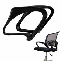 Braços para Cadeira de Escritorio Apoio Confortavel Par Ergometrico Resistente Casa Trabalho Estudo Braços para Cadeira de Escritorio Apoio Confortavel Par Ergometrico Resistente Casa Trabalho Estudo