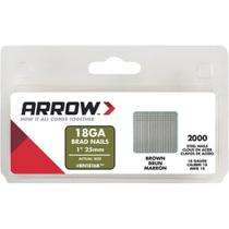 Brad Nails Arrow BN1816BCS, aço de calibre 18, 25 mm, pacote 2000