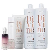 Brae Divine Anti Frizz Duo 1L Leave-in 200g Beauty Sleep 100ml e So Fresh 150ml