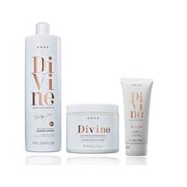 Brae Divine Anti-Frizz - Shampoo 1L+ Máscara 500g+ Leave-in 200g