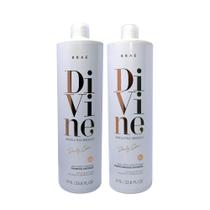 Braé Divine Anti-frizz Shampoo + Condicionador 1 Litro Braé Divine Anti-frizz Shampoo + Condicionador 1 Litro