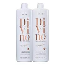 Braé Divine Anti-Frizz Shampoo + Condicionador 1000ml
