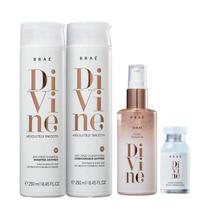 Brae Divine Kit Presente - Shampoo+Condicionador 250ml+Serum Plume 60ml+Ampola 13ml