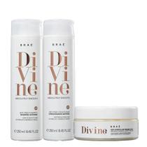 Braé Divine Kit - Shampoo + Condicionador + Máscara Braé Divine Kit - Shampoo + Condicionador + Máscara