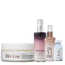 BRAÉ Divine Mascara 200g Serum Reparador 60ml Ampola 13ml e Beauty Sleep 100ml BRAÉ Divine Mascara 200g Serum Reparador 60ml Ampola 13ml e Beauty Sleep 100ml